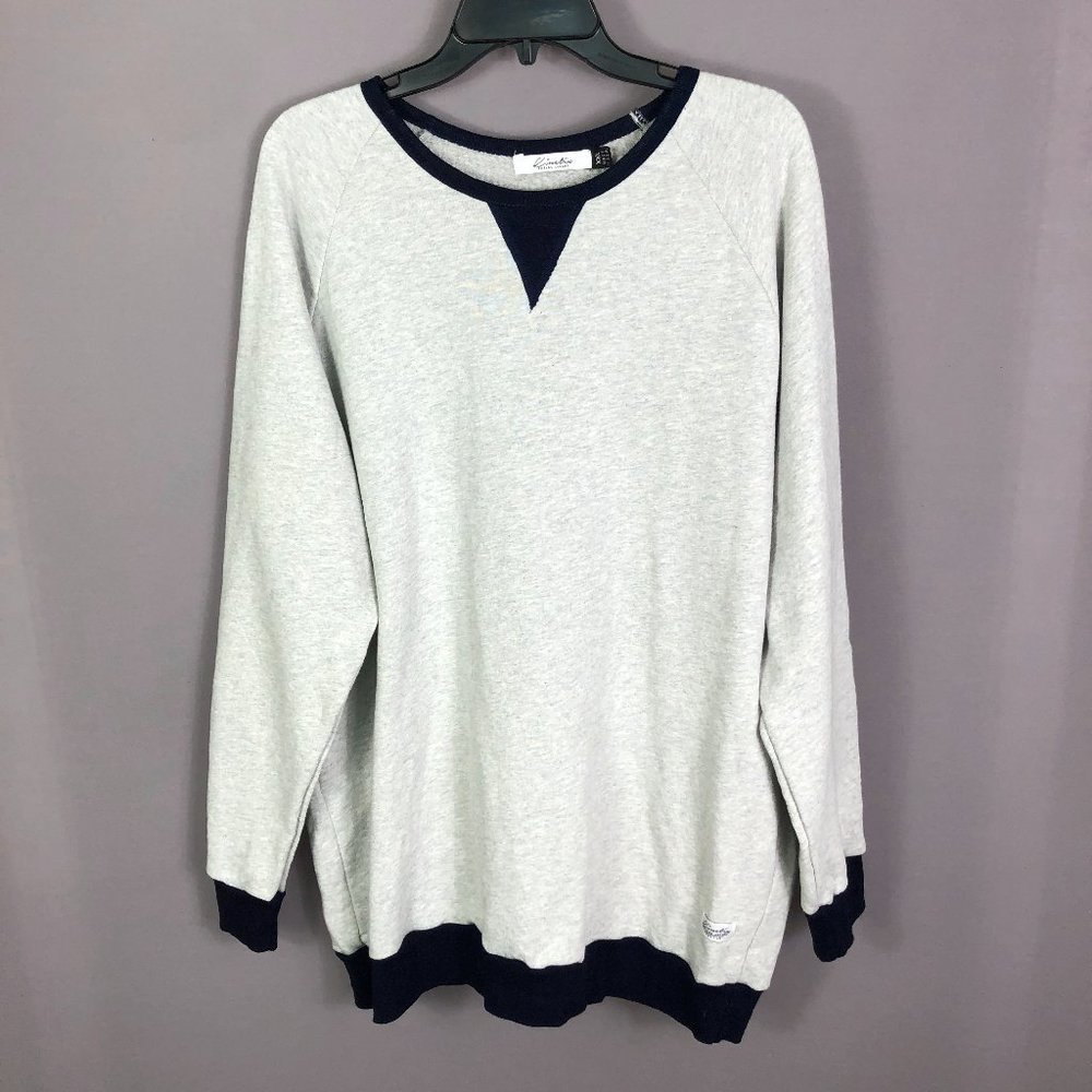 Kinetix Men's Crew Neck Knit Cotton Blend Sweater Size XXL